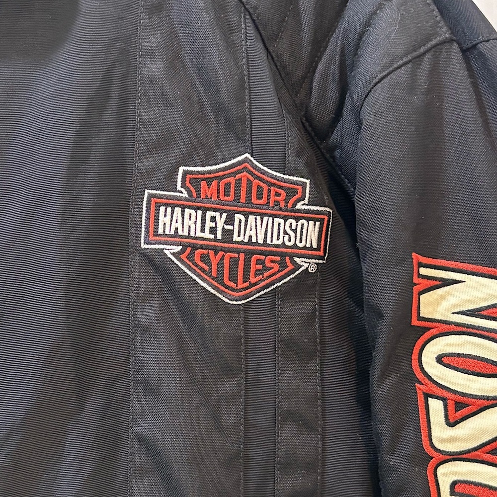 Harley Davidson Nylon Biker Riding Jacket 2009 Men’s Size Medium - Picture 4 of 8